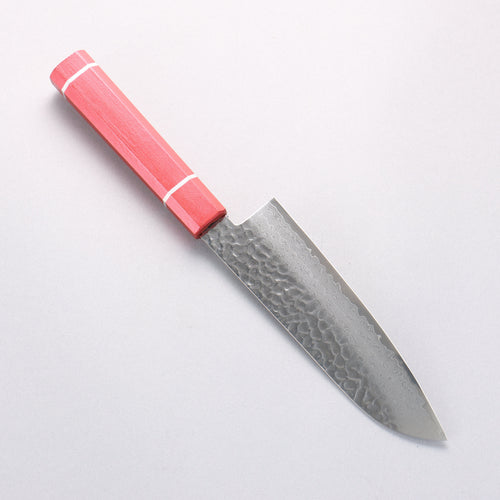Sakai Takayuki VG10 33 Layer Damascus Santoku 170mm Live oak Lacquered (Kouseki) Handle - Japannywholesale
