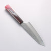 Sakai Takayuki Rinnou VG10 33 Layer Damascus Kengata Santoku Japanese Knife 160mm Red Lacquered Handle - Japannywholesale