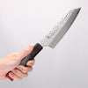 Sakai Takayuki Rinnou VG10 33 Layer Damascus Kengata Santoku Japanese Knife 160mm Red Lacquered Handle - Japannywholesale