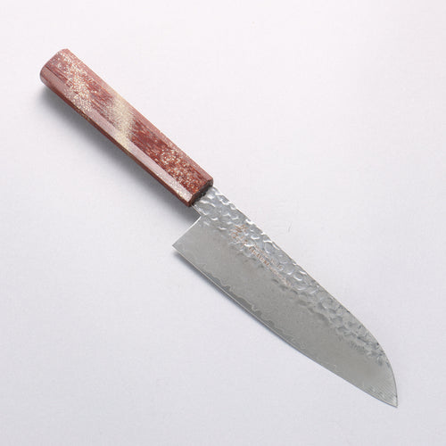Sakai Takayuki VG10 33 Layer Damascus Santoku 170mm Live oak Lacquered (Seiren) Handle - Japannywholesale