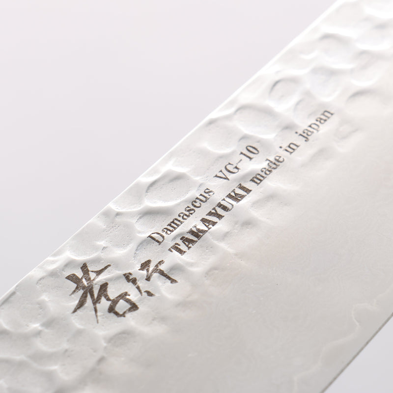 Sakai Takayuki VG10 33 Layer Damascus Santoku 170mm Live oak Lacquered (Seiren) Handle - Japannywholesale