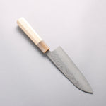 Seisuke Swedish Steel-stn Damascus Washiji Santoku 170mm Magnolia Handle - Japannywholesale