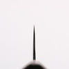 Seisuke Blue Steel No.1 Black Finished Nakiri 165mm Burnt Chestnut (ferrule: Cherry Wood) Handle - Japannywholesale