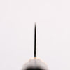 Seisuke Blue Steel No.1 Black Finished Santoku 165mm Burnt Chestnut (ferrule: Cherry Wood) Handle - Japannywholesale