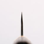 Seisuke Blue Super Black Finished Kiritsuke Gyuto 210mm Burnt Chestnut (ferrule: Cherry Wood) Handle - Japannywholesale