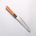 Sakai Takayuki Grand Chef Hamon Böhler SP Steel 45 Layer Damascus Petty-Utility 150mm Rosewood (Ferrule: Black Pakka Wood) Handle - Japannywholesale