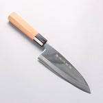 Sakai Takayuki Hakugin INOX Mirrored Finish Deba 180mm Yew tree Handle - Japannywholesale