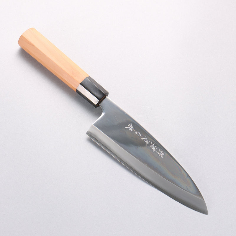 Sakai Takayuki Hakugin INOX Mirrored Finish Deba 180mm Yew tree Handle - Japannywholesale