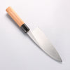 Sakai Takayuki Hakugin INOX Mirrored Finish Deba 180mm Yew tree Handle - Japannywholesale