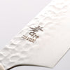 Sakai Takayuki VG10 33 Layer Damascus Kengata Santoku 160mm Cow Bone Handle with Sheath - Japannywholesale