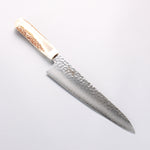 Sakai Takayuki VG10 33 Layer Damascus Gyuto 210mm Cow Bone Handle with Sheath - Japannywholesale