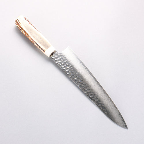 Sakai Takayuki VG10 33 Layer Damascus Gyuto 210mm Cow Bone Handle with Sheath - Japannywholesale