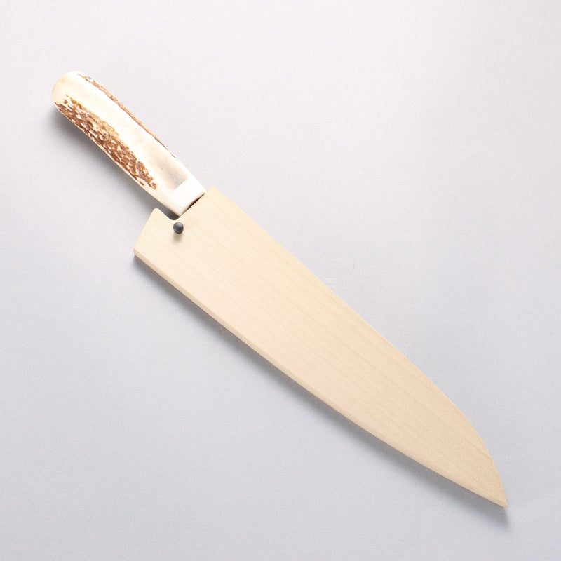 Sakai Takayuki VG10 33 Layer Damascus Gyuto 210mm Cow Bone Handle with Sheath - Japannywholesale