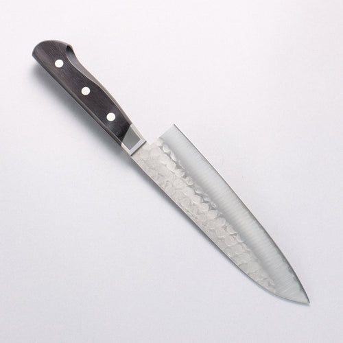 Sakai Takayuki Blue Steel Hammered 3 Layer Santoku 180mm - Japannywholesale
