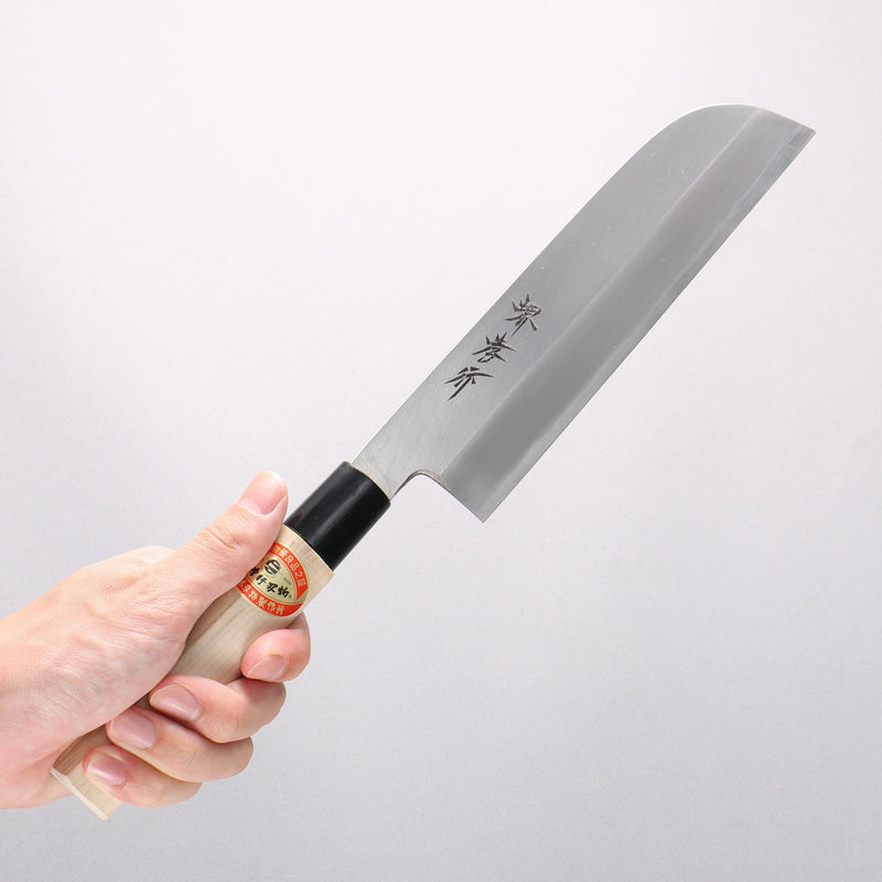 Sakai Takayuki Kasumitogi White Steel Kamagata Usuba Magnolia Handle - Japannywholesale
