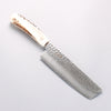 Sakai Takayuki VG10 33 Layer Damascus Nakiri 160mm Cow Bone Handle with Sheath - Japannywholesale