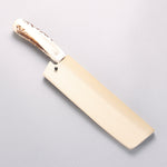 Sakai Takayuki VG10 33 Layer Damascus Nakiri 160mm Cow Bone Handle with Sheath - Japannywholesale
