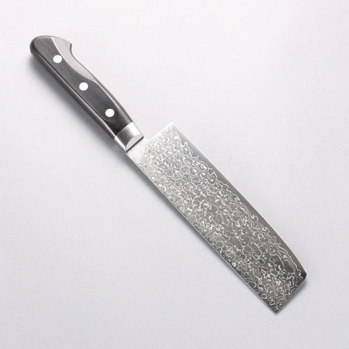 Sakai Takayuki AUS10 45 Layer Mirrored Finish Damascus Nakiri 160mm - Japannywholesale