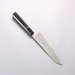Shigeki Tanaka Habakiri SG2 Damascus Gyuto 180mm Ebony Wood Handle - Japannywholesale
