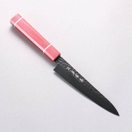 Sakai Takayuki Kurokage VG10 Hammered Teflon Coating Petty-Utility 150mm Live oak Lacquered (Kouseki) Handle - Japannywholesale