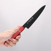 Sakai Takayuki Kurokage VG10 Hammered Teflon Coating Petty-Utility 150mm Live oak Lacquered (Kouseki) Handle - Japannywholesale