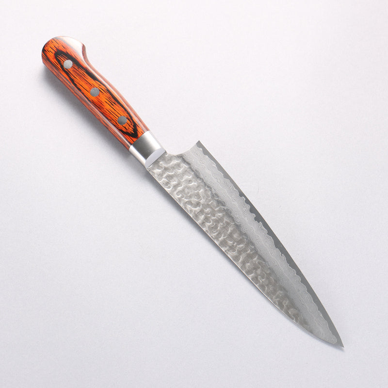 Sakai Takayuki VG10 33 Layer Damascus Gyuto  180mm Mahogany Pakka wood Handle