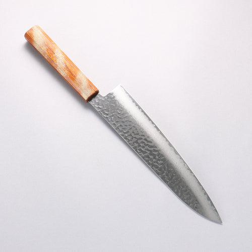 Sakai Takayuki VG10 33 Layer Damascus Gyuto 240mm Live oak Lacquered (Seiren) Handle - Japannywholesale