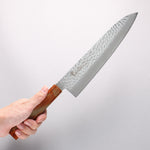 Sakai Takayuki VG10 33 Layer Damascus Gyuto 240mm Live oak Lacquered (Seiren) Handle - Japannywholesale