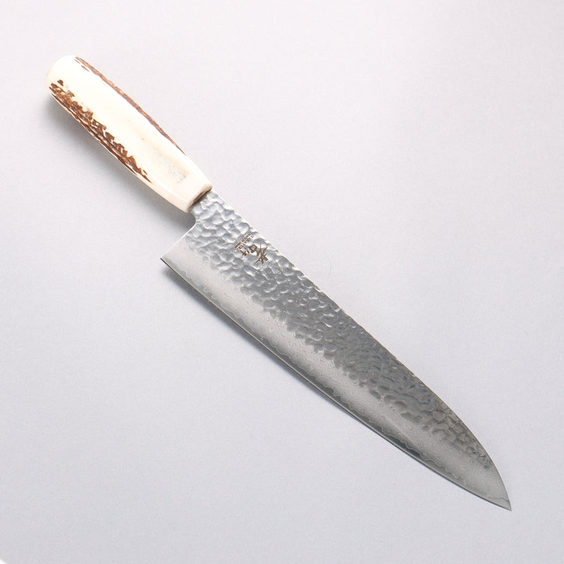 Sakai Takayuki VG10 33 Layer Damascus Gyuto 240mm Cow Bone Handle with Sheath - Japannywholesale