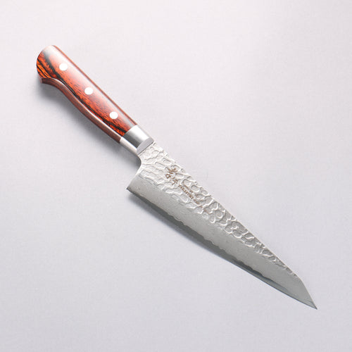 Sakai Takayuki VG10 33 Layer Damascus Sabaki 180mm Mahogany Pakka wood Handle - Japannywholesale