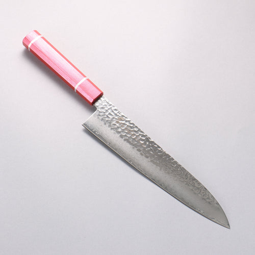 Sakai Takayuki VG10 33 Layer Damascus Gyuto 240mm Live oak Lacquered (Kouseki) Handle - Japannywholesale