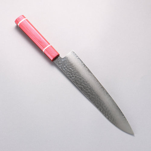 Sakai Takayuki VG10 33 Layer Damascus Gyuto 240mm Live oak Lacquered (Kouseki) Handle - Japannywholesale