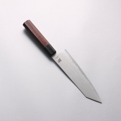 Seisuke VG10 Kiritsuke Santoku 180mm Rosewood (Ferrule: Black Pakka Wood) Handle - Japannywholesale