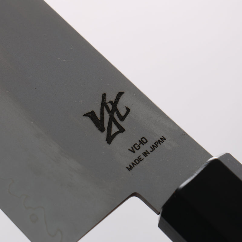 Seisuke VG10 Kiritsuke Santoku 180mm Rosewood (Ferrule: Black Pakka Wood) Handle - Japannywholesale