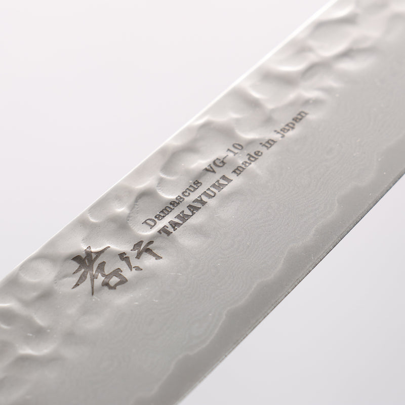 Sakai Takayuki Rinnou VG10 33 Layer Damascus Petty-Utility Japanese Knife 180mm Red Lacquered Handle - Japannywholesale