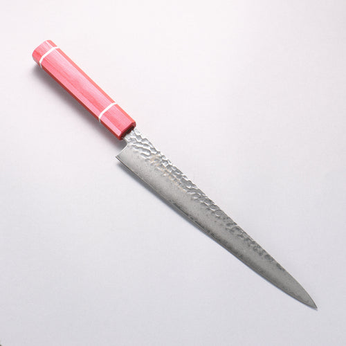 Sakai Takayuki VG10 33 Layer Damascus Sujihiki 240mm Live oak Lacquered (Kouseki) Handle - Japannywholesale
