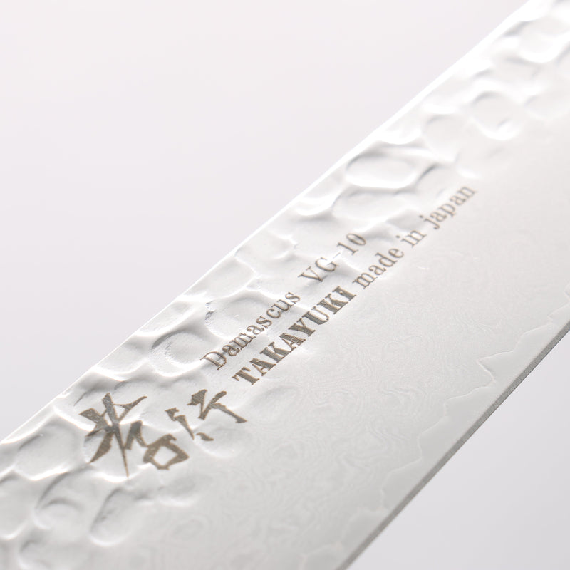 Sakai Takayuki VG10 33 Layer Damascus Sujihiki 240mm Live oak Lacquered (Kouseki) Handle - Japannywholesale