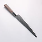 Sakai Takayuki Kurokage VG10 Hammered Teflon Coating Sujihiki 240mm Wenge Handle - Japannywholesale