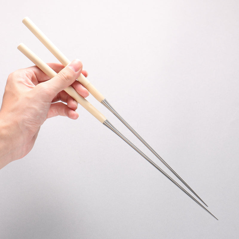 Sakai Takayuki Stainless Steel Moribashi Mahogany - Japannywholesale