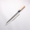 Nao Yamamoto White Steel No.2 Black Finished Sujihiki 270mm Walnut Handle - Japannywholesale