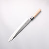 Nao Yamamoto White Steel No.2 Black Finished Sujihiki 270mm Walnut Handle - Japannywholesale