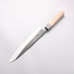 Nao Yamamoto White Steel No.2 Black Finished Sujihiki 240mm Walnut Handle - Japannywholesale