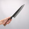 Nao Yamamoto White Steel No.2 Black Finished Sujihiki 240mm Walnut Handle - Japannywholesale