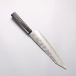 Higuchi Silver Steel No.3 Nashiji Kiritsuke Gyuto 210mm Black Pakka wood Handle - Japannywholesale