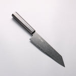Seisuke Dark Horse SG2 Black Damascus Kiritsuke Santoku 180mm Black Pakka wood Handle - Japannywholesale