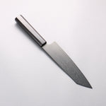 Seisuke Dark Horse SG2 Black Damascus Kiritsuke Santoku 180mm Black Pakka wood Handle - Japannywholesale