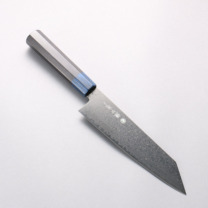 Higuchi SG2 Black Damascus Kiritsuke Santoku 180mm Black Pakka wood Handle - Japannywholesale
