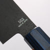 Higuchi SG2 Black Damascus Kiritsuke Santoku 180mm Black Pakka wood Handle - Japannywholesale
