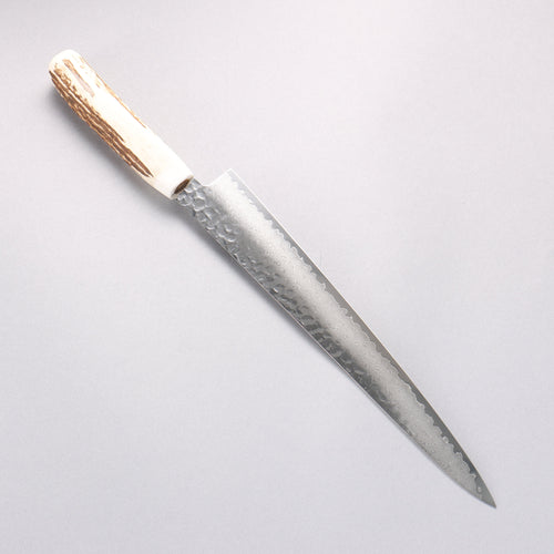 Sakai Takayuki VG10 33 Layer Damascus Sujihiki 240mm Cow Bone Handle with Sheath - Japannywholesale