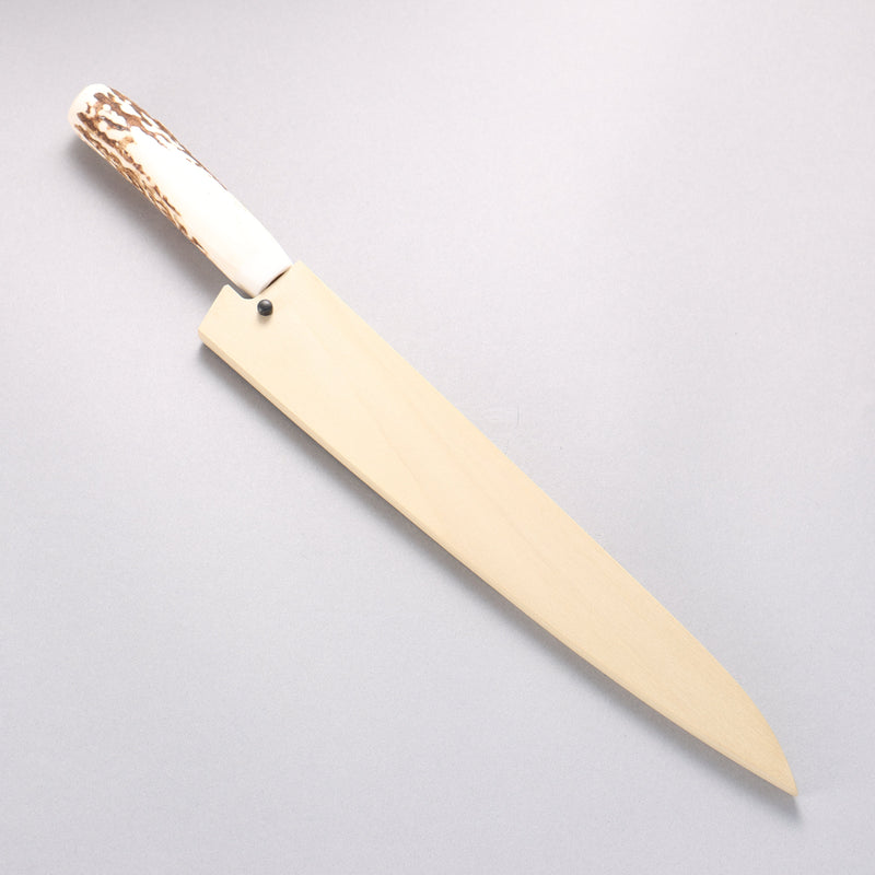 Sakai Takayuki VG10 33 Layer Damascus Sujihiki 240mm Cow Bone Handle with Sheath - Japannywholesale
